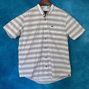 Hurley Surfer Short-Sleeve Button-Down Shirt, Men's XL